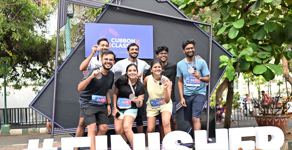 The clock stops at the Cubbon Classic finish