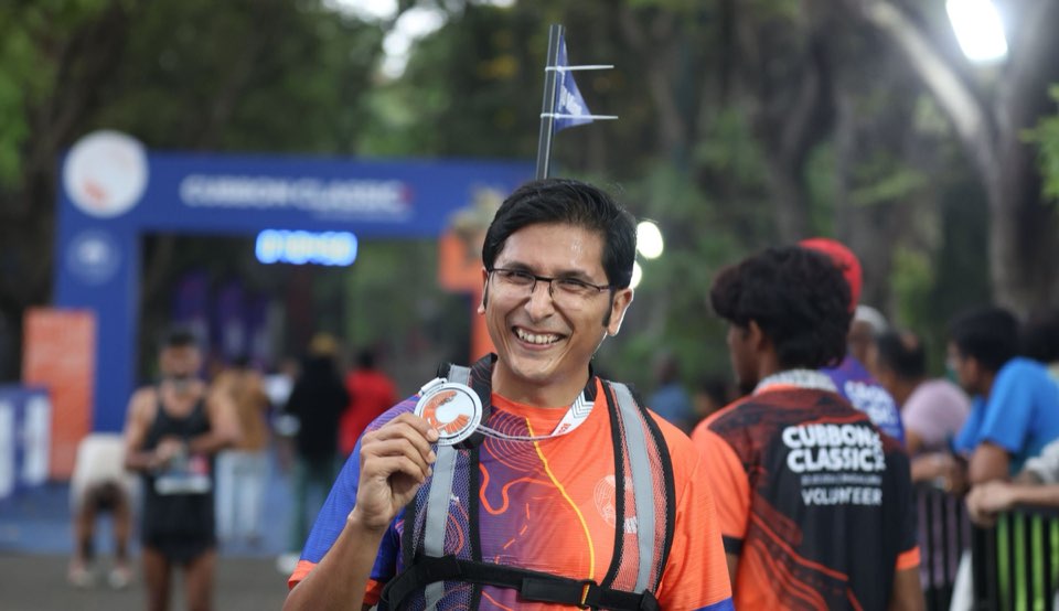 A Cubbon Classic finisher medal
